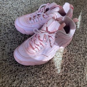 Lightly used Fila pink shoes